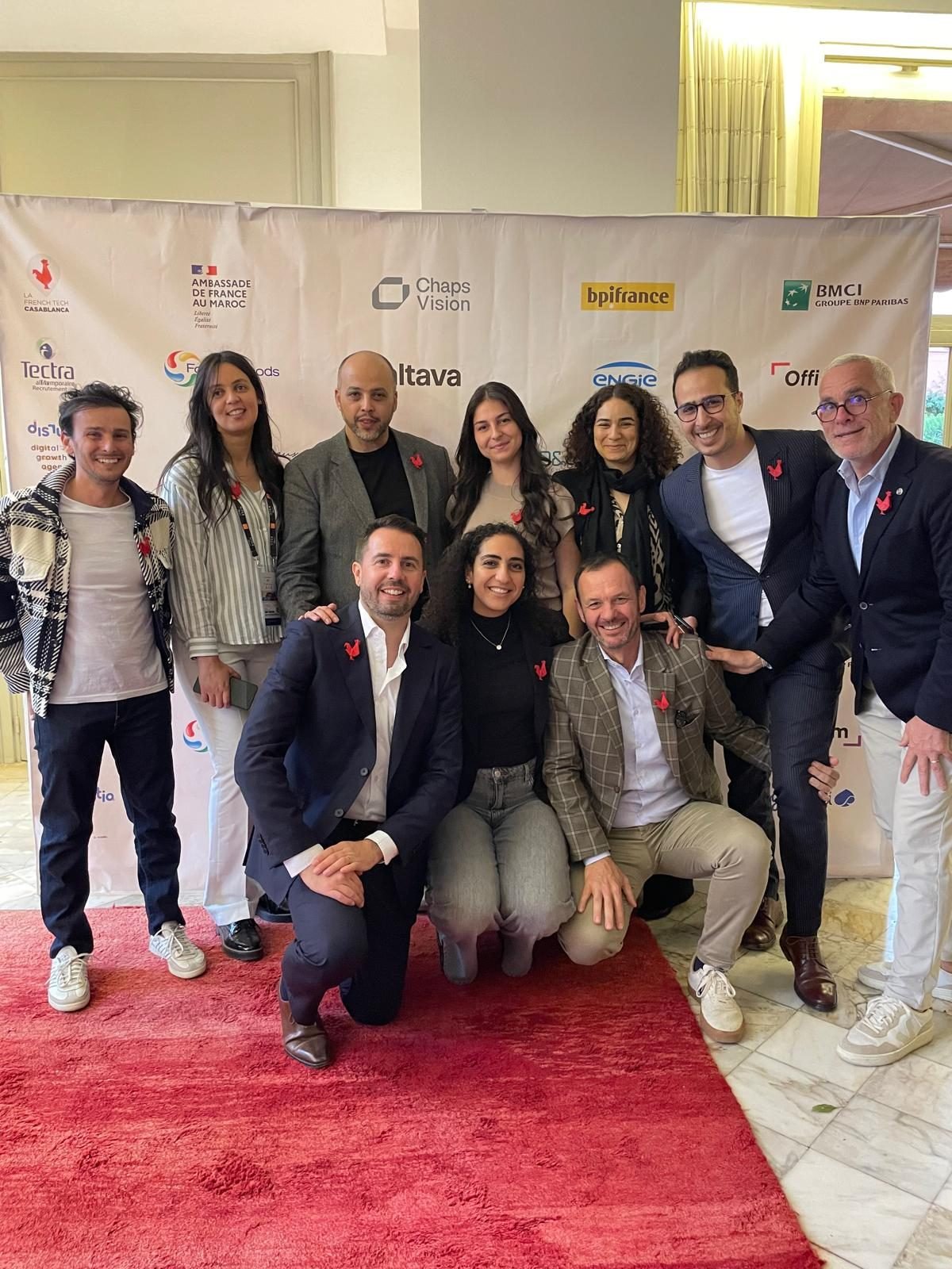 Le board et la communauté de La French Tech Casablanca réunis au GITEX Africa