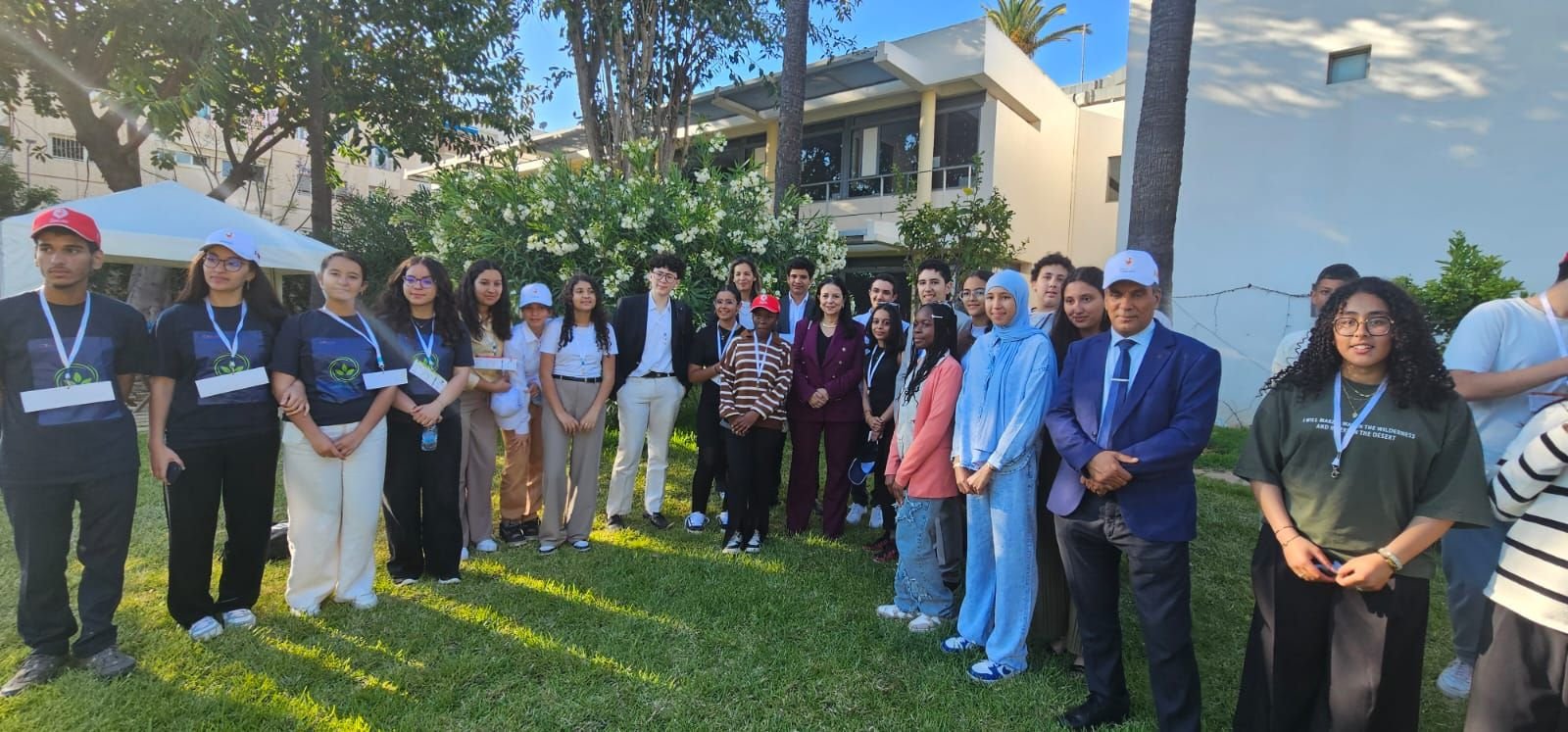 Élèves finalistes et marraine Amal El Fallah Seghrouchni à Hack Ton Futur 2025